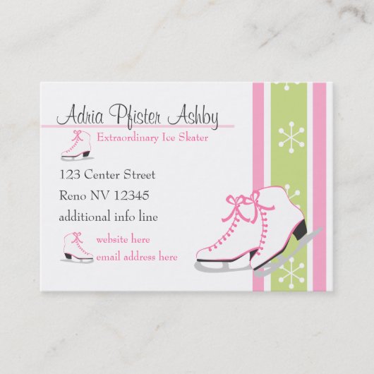 Skate Visitenkarte (Vorderseite)