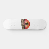 Skate Warrior - Retro Sunset Vintage Skateboard (Horizontal)