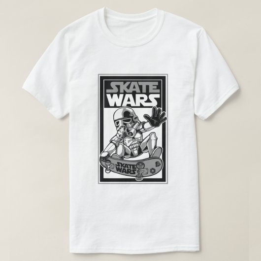 Skate Wars - Galactic Streetwear T - Shirt (Design vorne)