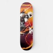 Skate wie ein Ninja-Krieger Skateboard (Vorderseite)