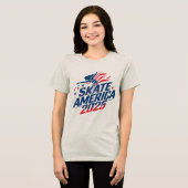 skate womens tshirts ice skater skating sports win (Vorderseite voll)