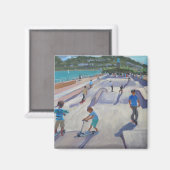 Skateboader Teignmouth 2012 Magnet (Vorderseite/Rückseite)