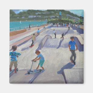 Skateboader Teignmouth 2012 Magnet
