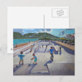 Skateboader Teignmouth 2012 Postkarte (Vorne/Hinten)