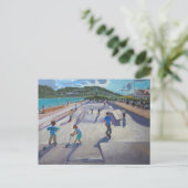 Skateboader Teignmouth 2012 Postkarte (Stehend Vorderseite)