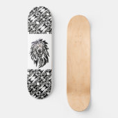 Skateboard 010 - African Lion (Vorderseite)