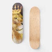 Skateboard 20,6 cm Leão de Judá Cósmico (Vorderseite)
