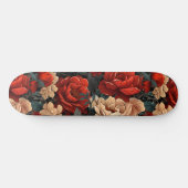 Skateboard #7 Floral Pattern (Horizontal)