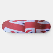 Skateboard 8-1/2 mit zwei britisches Flaggen " (Horizontal)