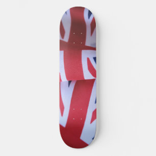 Skateboard 8-1/2 mit zwei britisches Flaggen "