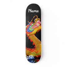 Skateboard, 8 1/4 Skateboard DECK Dragon Style