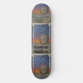 Skateboard 8.5" – Sunset Lion (Vorderseite)