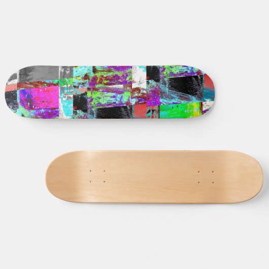 Skateboard – Abstract Grid (Horizontal)