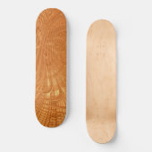 Skateboard abstrakt Golden Waves (Vorderseite)