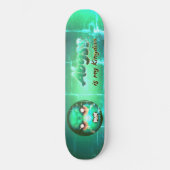 Skateboard Abyssmoji (Vorderseite)
