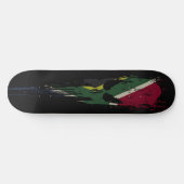 Skateboard Africa Grunge Skull (Horizontal)