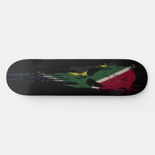 Skateboard Africa Grunge Skull (Horizontal)