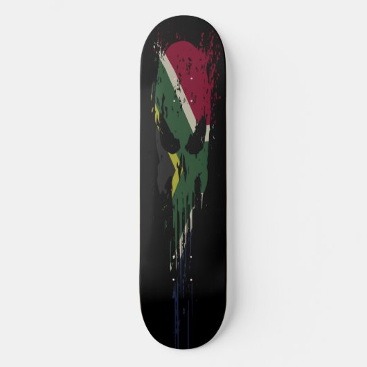 Skateboard Africa Grunge Skull (Vorderseite)