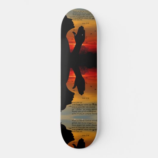 Skateboard - Afrikaan John 3:16 (Vorderseite)
