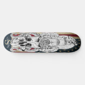 Skateboard American Nautical MIRLY Skull (Horizontal)