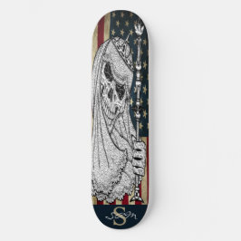 Skateboard American SMILY MIRLY Skull