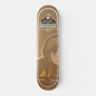 Skateboard, Animation am Skate, Deck am Skate. Skateboard