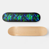 Skateboard Artdeco in Regenbogen Style (Horizontal)