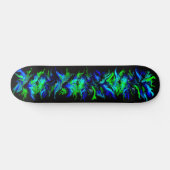 Skateboard Artdeco in Regenbogen Style (Horizontal)