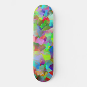 Skateboard auf den Neonplätzen