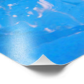 Skateboard auf Wasser Fotodruck (Ecke)