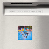 Skateboard auf Wasser Magnet (In Situ (Geschirrspüler))