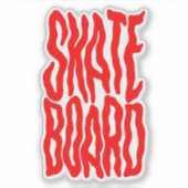 Skateboard Aufkleber (Vorderseite)
