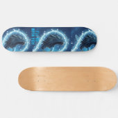 Skateboard Bald Eagle Heart Custom Year Loyalty 1 (Horizontal)