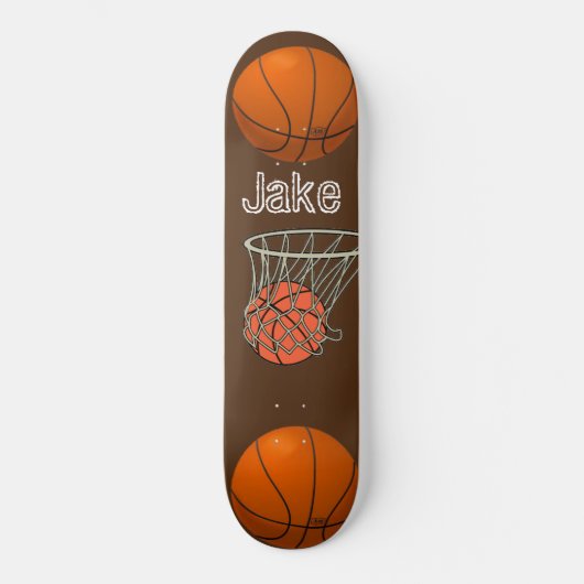 Skateboard Basketball (Vorderseite)