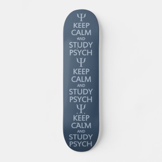 Skateboard behalt Calm & Study Psych (Vorderseite)