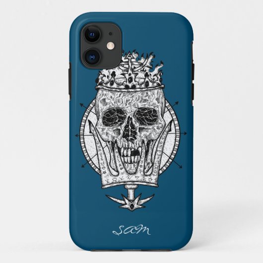 Skateboard Benutzerdefiniertes Skelett Nautical Ki Case-Mate iPhone Hülle (Rückseite)
