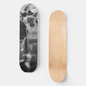 Skateboard Black Skeleton (Vorderseite)
