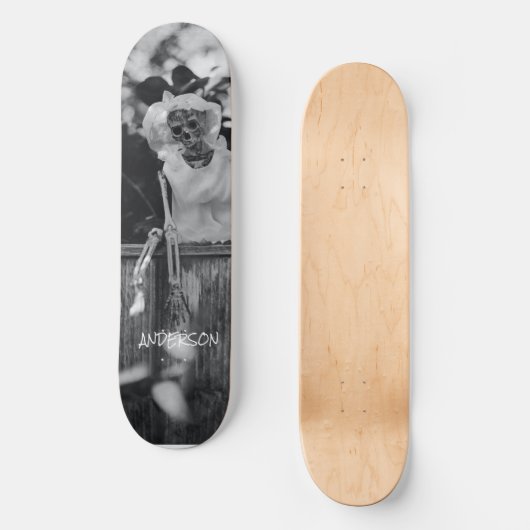 Skateboard Black Skeleton (Vorderseite)