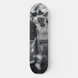 Skateboard Black Skeleton