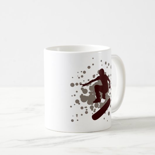 Skateboard. Blasen. Kaffeetasse (VorderseiteRechts)