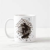 Skateboard. Blasen Kaffeetasse (Links)
