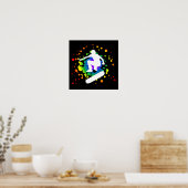 Skateboard : Blasen: Poster (Küche)