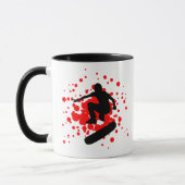Skateboard. Blasen. Tasse (Links)
