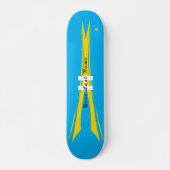 Skateboard Blau und Gelb HAMbyWG (Vorne)