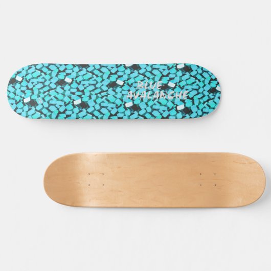 Skateboard "Blue Avalanche" (Horizontal)