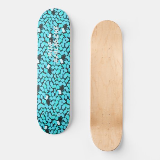Skateboard "Blue Avalanche" (Vorderseite)