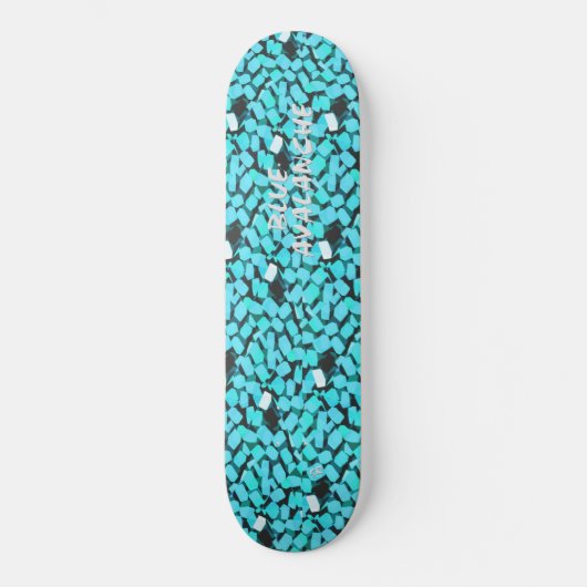 Skateboard "Blue Avalanche" (Vorderseite)
