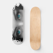 Skateboard Blue eyes (Vorderseite)
