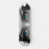 Skateboard Blue eyes (Vorderseite)
