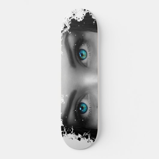 Skateboard Blue eyes (Vorderseite)